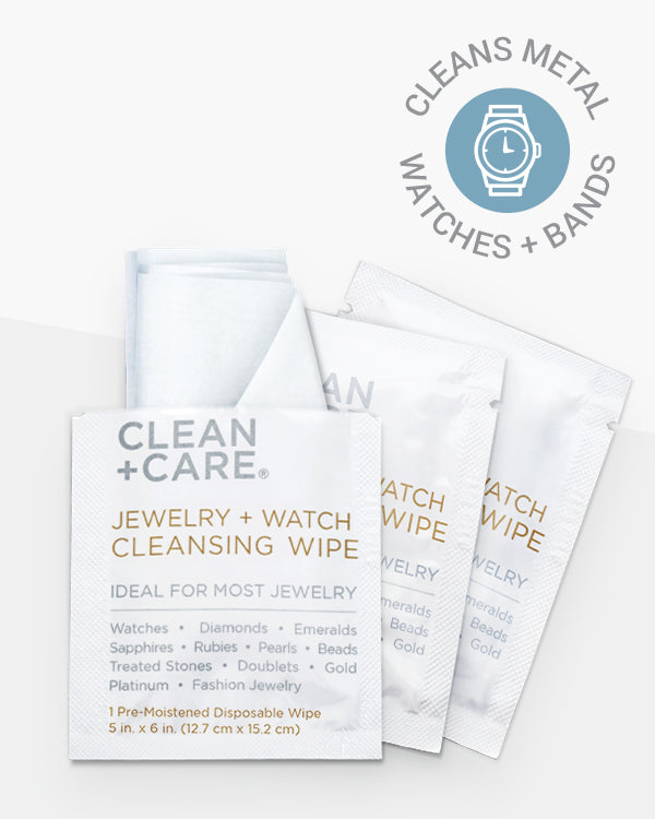 Jewelry + Watch Cleansing Wipes from Clean + Care